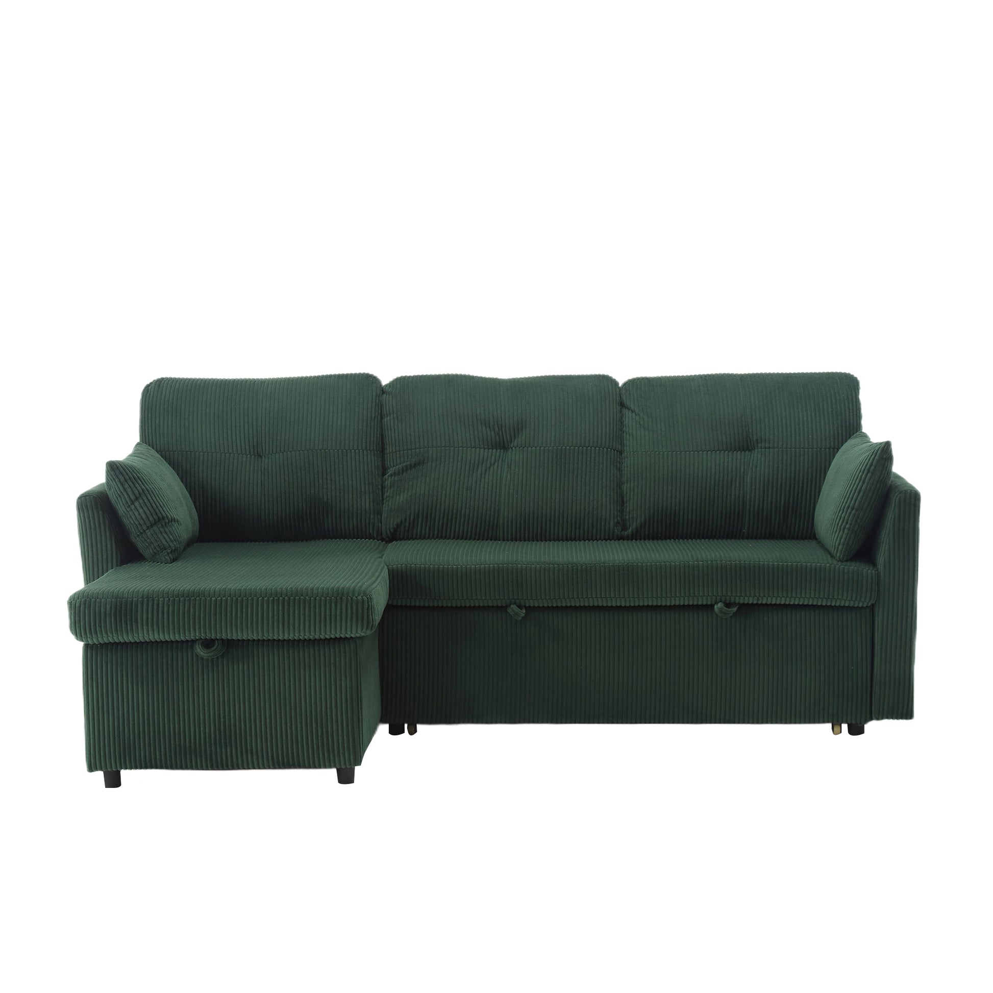 United We Win Furniture, Modular L Shaped Sofa, Modular Long Sofa With Reversible Chaise Lounge, Sofa Bed, Sleeper Sofa, Modular Sofa Combination With Storage Seats. Emerald Velvet 4 Seat