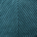 Kenli Modern Corduroy Polyester 3 Foot Bean Bag Chair, Dark Teal Teal Fabric