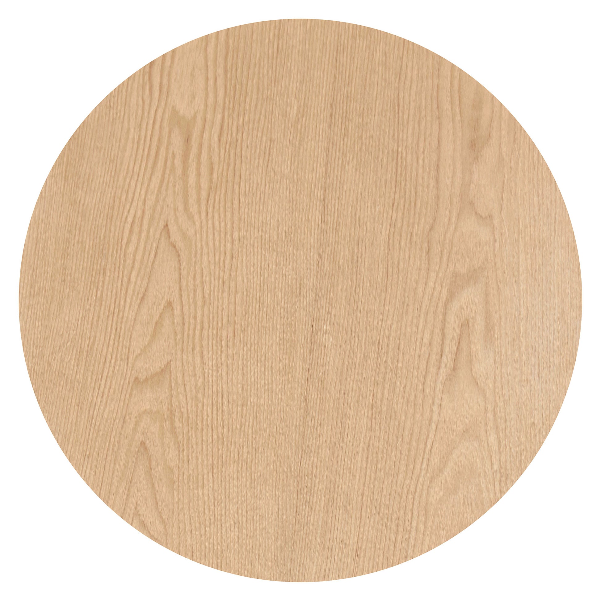 17.71 Inch Round Fluted Side Table Circle Small Accent Table For Living Room Mid Century Circle Bedside Table For Bedroom Oak Oak Mdf