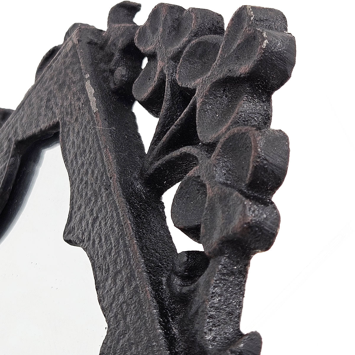 6.3X3.9X8.2" Soap Dish, 2 Piece Black Iron