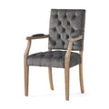 Arm Chair Charcoal Velvet