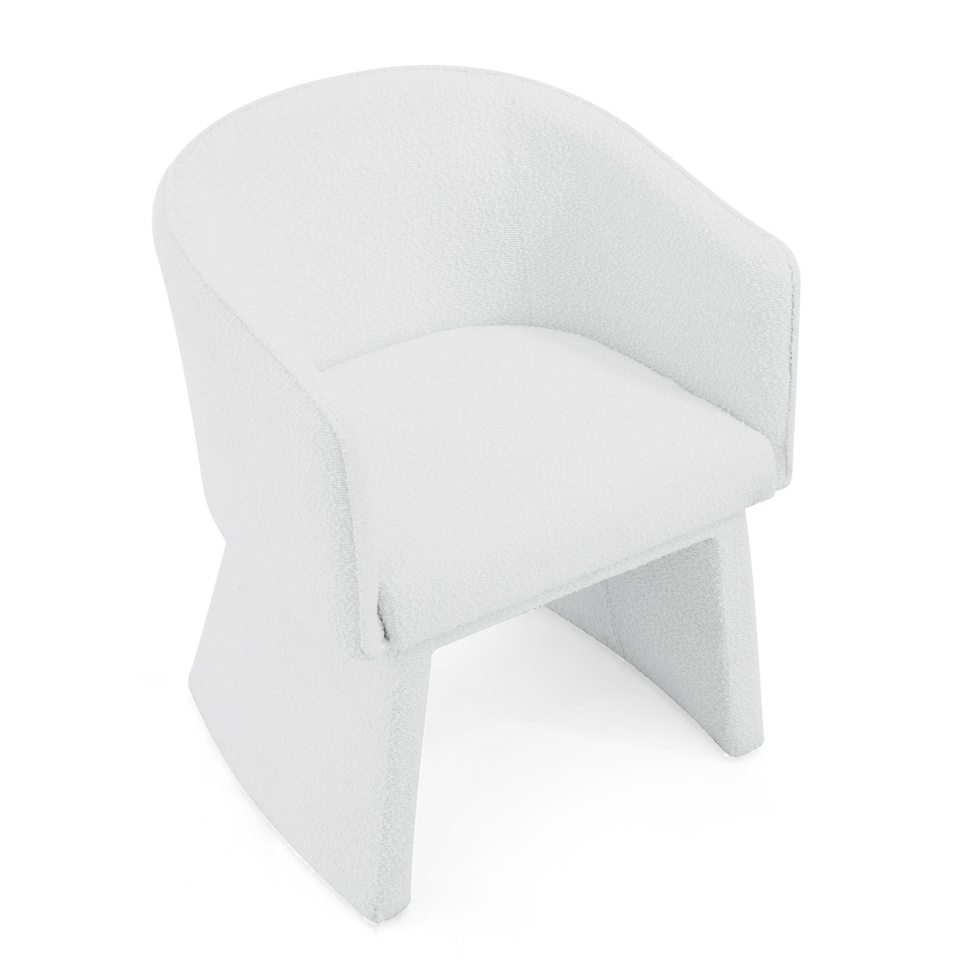 Modern Style Simple And Elegant Chair, White Leisure Chair, Suitable For Dining Bedroom Living Room Reception Desk Assembly Required White White Foam