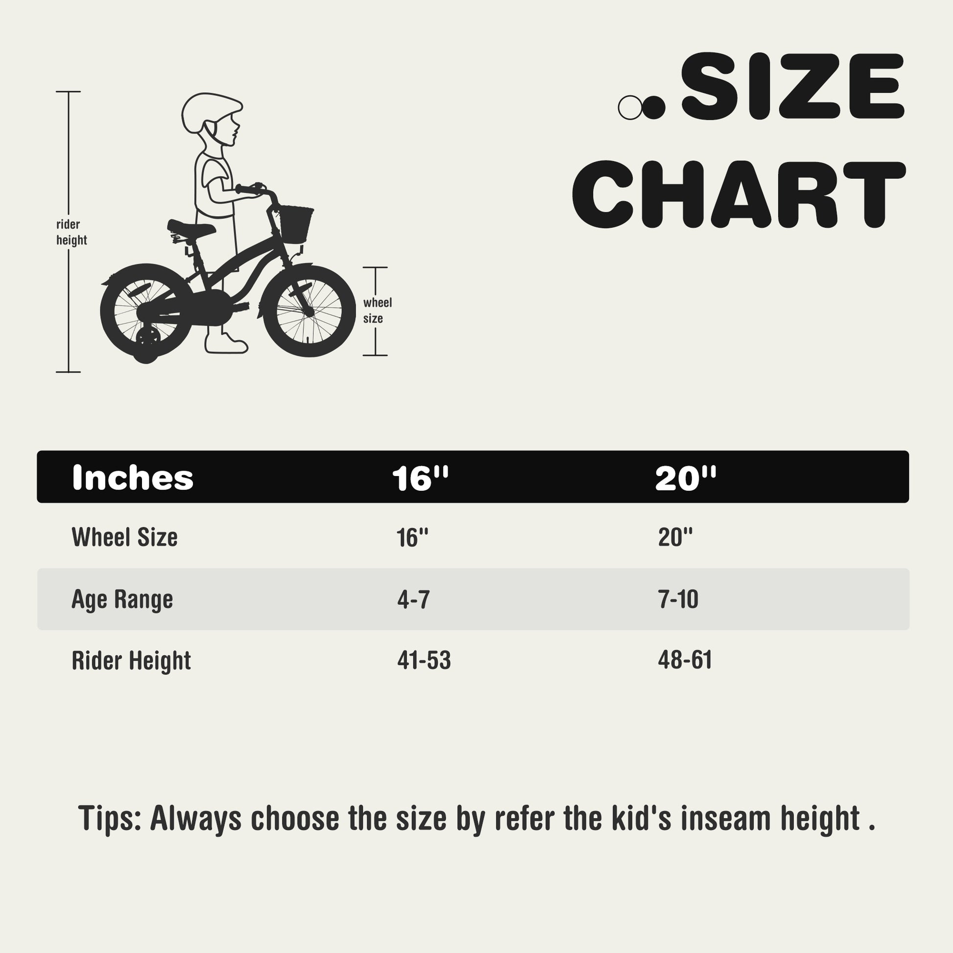 24 Inch Kids Bike Frame Size Guide Kids Bike Go Outdoors Bike Size