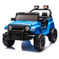 12V Kids Ride On Electric Car W Parents Control,Dual Drive, Four Wheel Suspension,With Music,Bluetooth,Mp3,Usb,With Headlights, Steering Wheel Quick Release,Slow Start For Kids Aged 3 4. Blue 50 99 Lbs Polypropylene