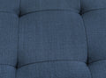 Browning Blue Accent Chair Blue Foam Engineered Wood