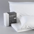 Bamboo Cotton Sheets Soft And Smooth With Viscose From Bamboo White Queen White Cotton