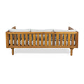 Claremont 3 Seater Daybed Teak Wood Waterproof Fabric