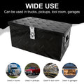 20 Inch Aluminum Truck Tool Box, Truck Bed Tool Storage Box With Side Handle,Lock And 2 Keys, 20.1