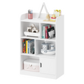 Kids Bookcase, Bookshelf With 6 Compartments, Freestanding Shelves And Cube Organizer, For Bedroom Living Room Office Closet School In White White Mdf