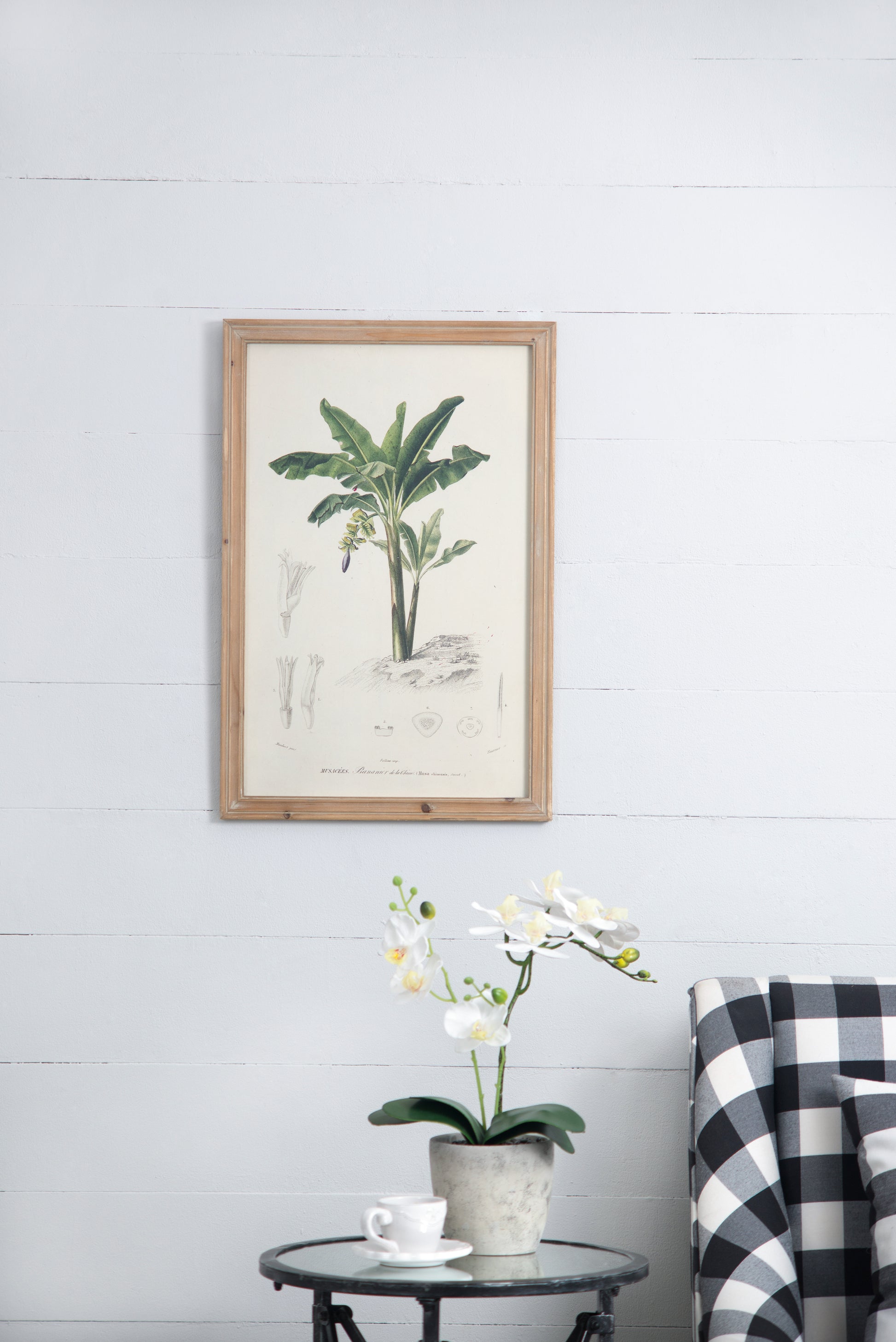 S 2 Tree Framed Print, 15.5X23.5" Multicolor Wood