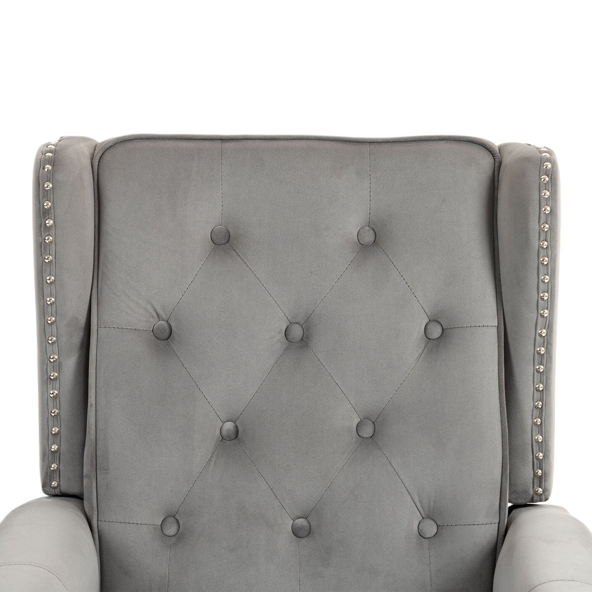 Coolmore Wood Frame Armchair, Modern Accent Chair Lounge Chair With Sturdy Wood Legs For Living Room Bedroom Dark Gray Dark Gray Foam Velvet