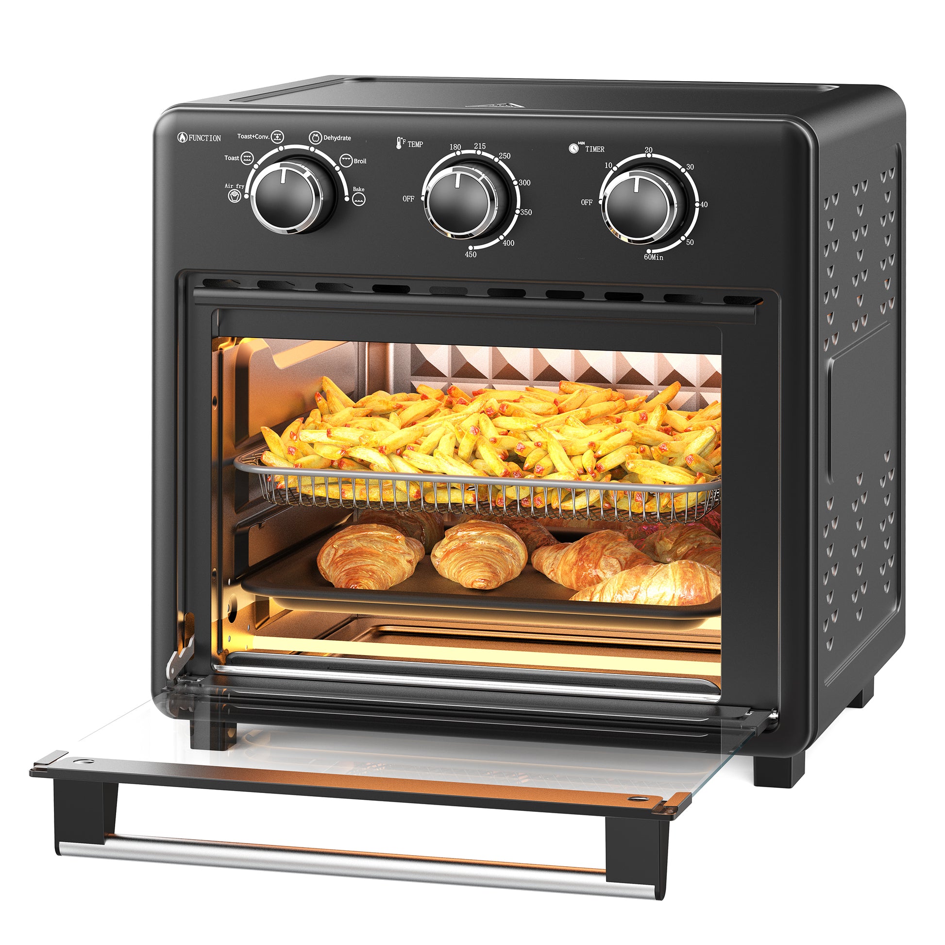 Air Fryer Toaster Oven 17Qt Convection Oven, 11