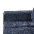 Soft Upholstered Sectional Sofa Bed With Storage Space, Suitable For Living Rooms And Apartments. Blue Wood Polyester 3 Seat