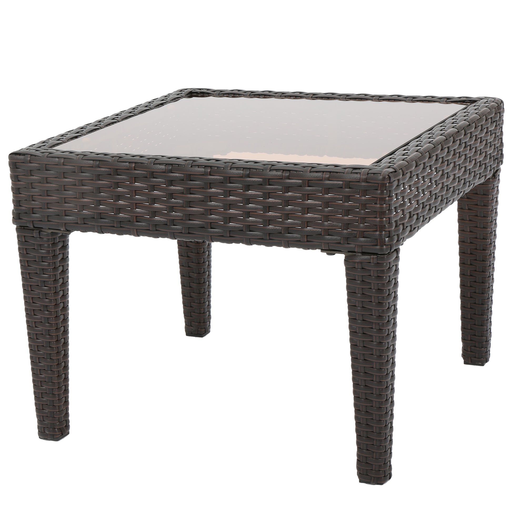 Antibes Accent Table - Brown Multi Rattan