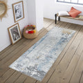 Textures Gc Art2001 Multi 7 Ft. 10 In. X 9 Ft. 10 In. Area Rug White Polyester