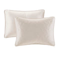 Reversible Bedspread Set Cream Full Cream Cotton