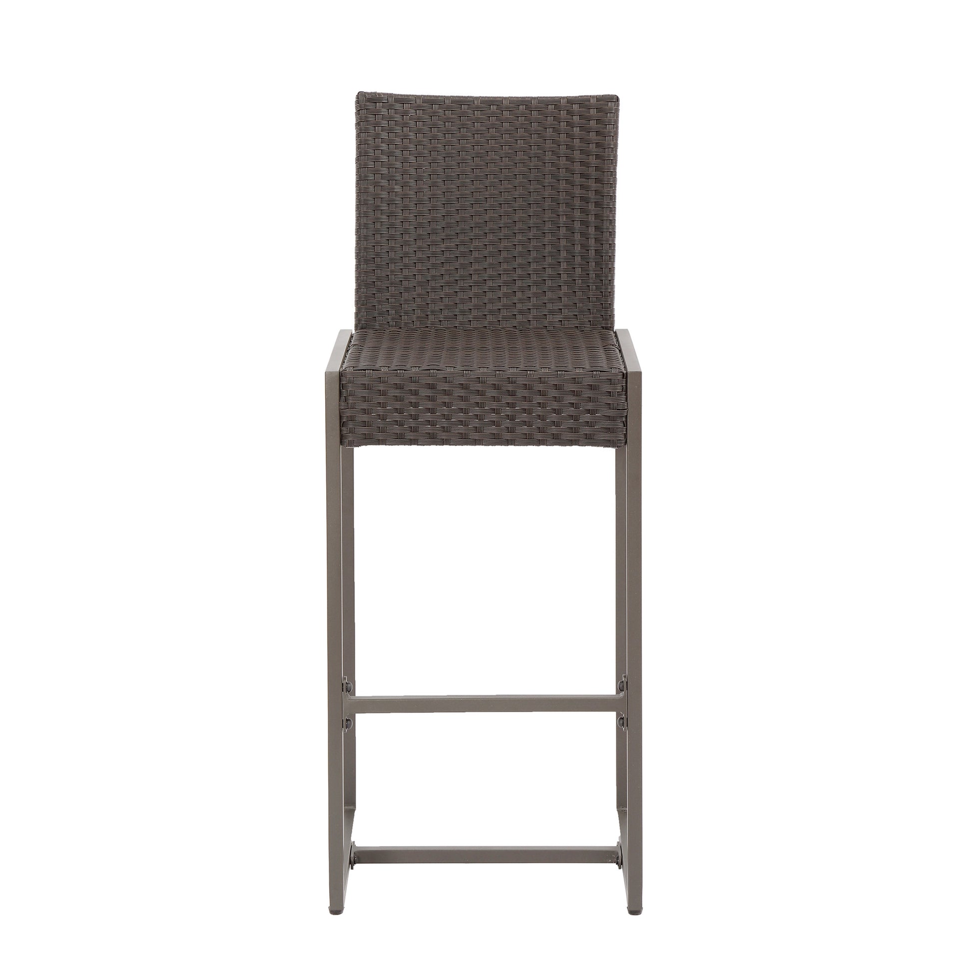 Conway Barstool Dark Brown Rattan