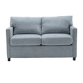 United Modern Chenille Fabric Loveseat, 2 Seat Upholstered Loveseat Sofa Modern Couch Teal Blue Chenille 2 Seat