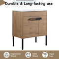 30 Inch Bathroom Vanity With Sink, Freestanding Bathroom Vanity Or Floating Is Optional Conversion 30*18 00330Imo 1 Kd Packing Imitative Oak 2 Bathroom Freestanding Modern Plywood