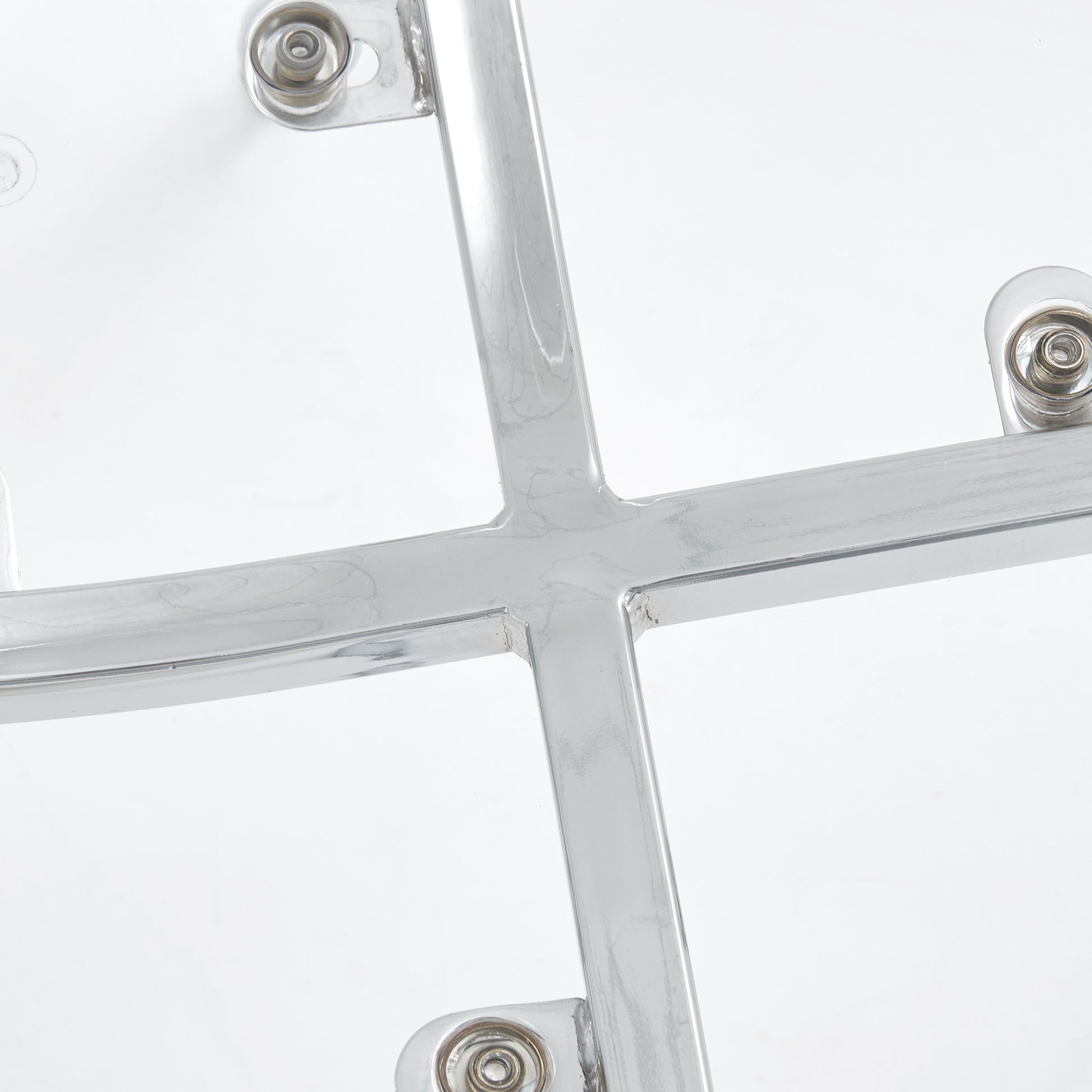 Table And Chair Set.Modern Rectangular Glass Dining Table With Tempered Glass Countertop And Silver Metal Legs, Paired With Multiple Transparent High Quality Pet Dining Chairs With Silver Legs. Silver Seats 6 Tempered Glass