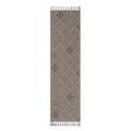 Naar Guros Collection 2X8 Cream Trellis Indoor Outdoor Area Rug Cream Polypropylene