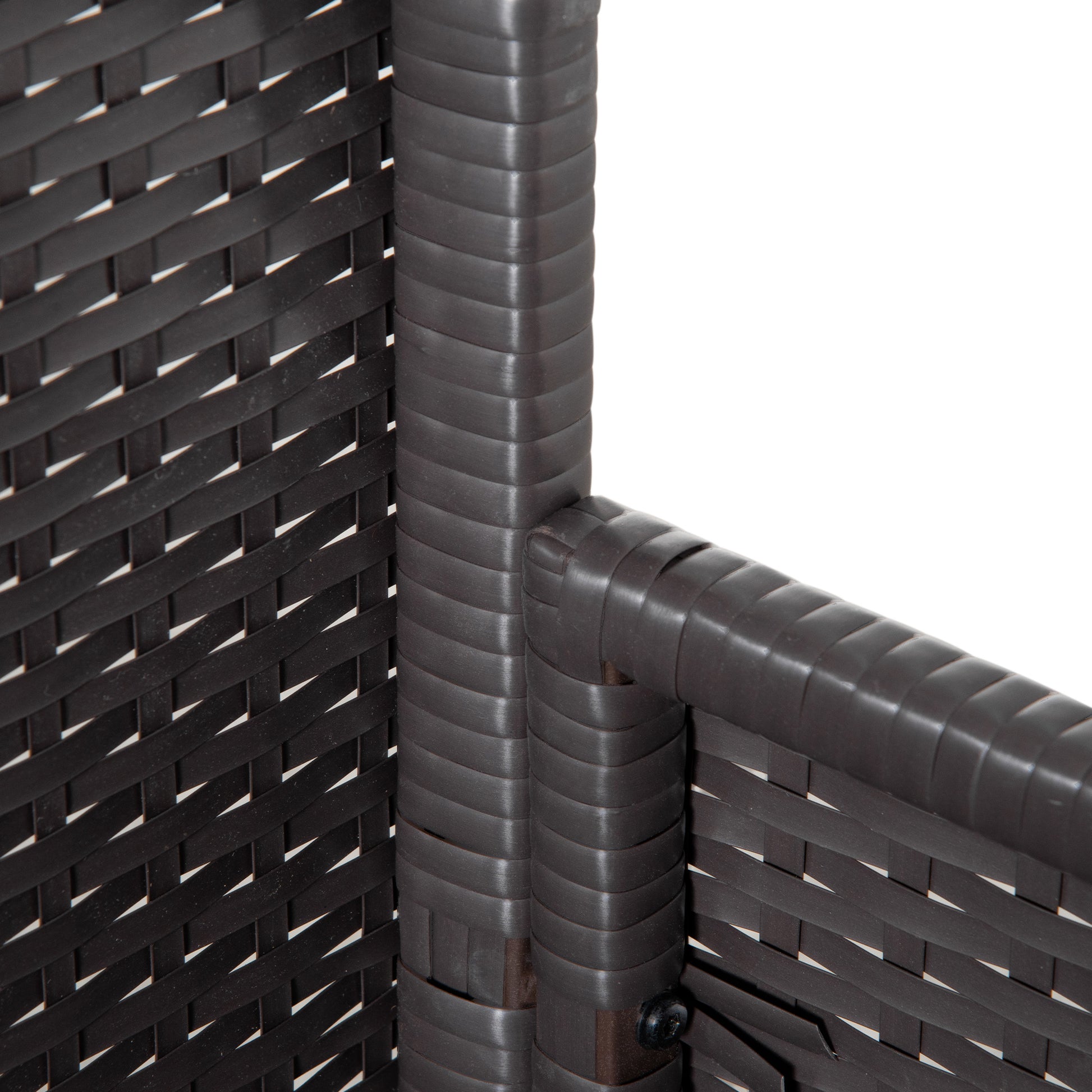 Outsunny Wicker Patio Poolside Float Storage Basket, Pe Rattan Outdoor Pool Caddy With Rolling Wheels For Floaties, Noodles, Life Vests, Beach Balls, Toys, Brown Brown Steel