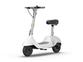 Electric Scooter With Foldable Seat W 35 Miles Operating Range & 15.5Mph Max Speed White White Aluminum