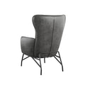 Graham Gray Accent Chair Gray Foam Engineered Wood