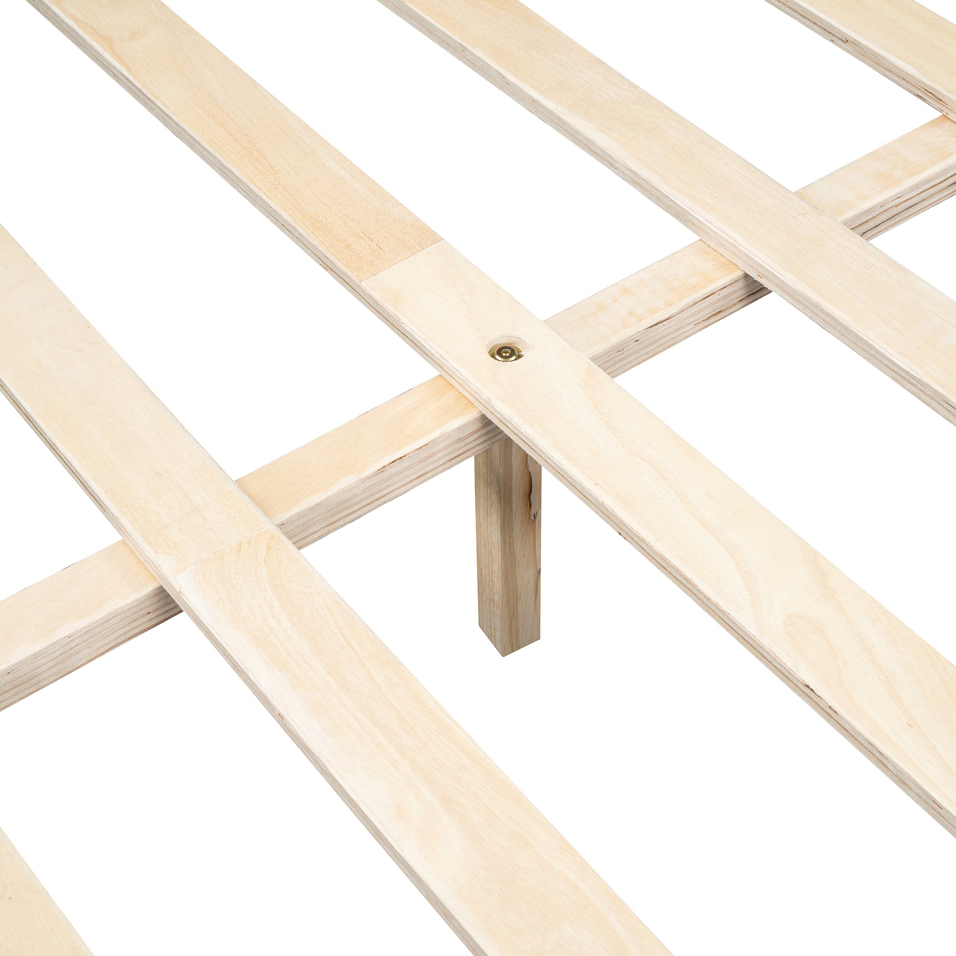 Full Size Upholstered Platform Bed With Metal Strips, Black Full Black Pu