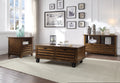 Oak Sofa Table With Tapered Legs Oak Primary Living Space Traditional Shelves Rectangular Solid Wood Mdf