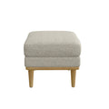Revel Tan Chair Ottoman Tan Foam Solid Wood