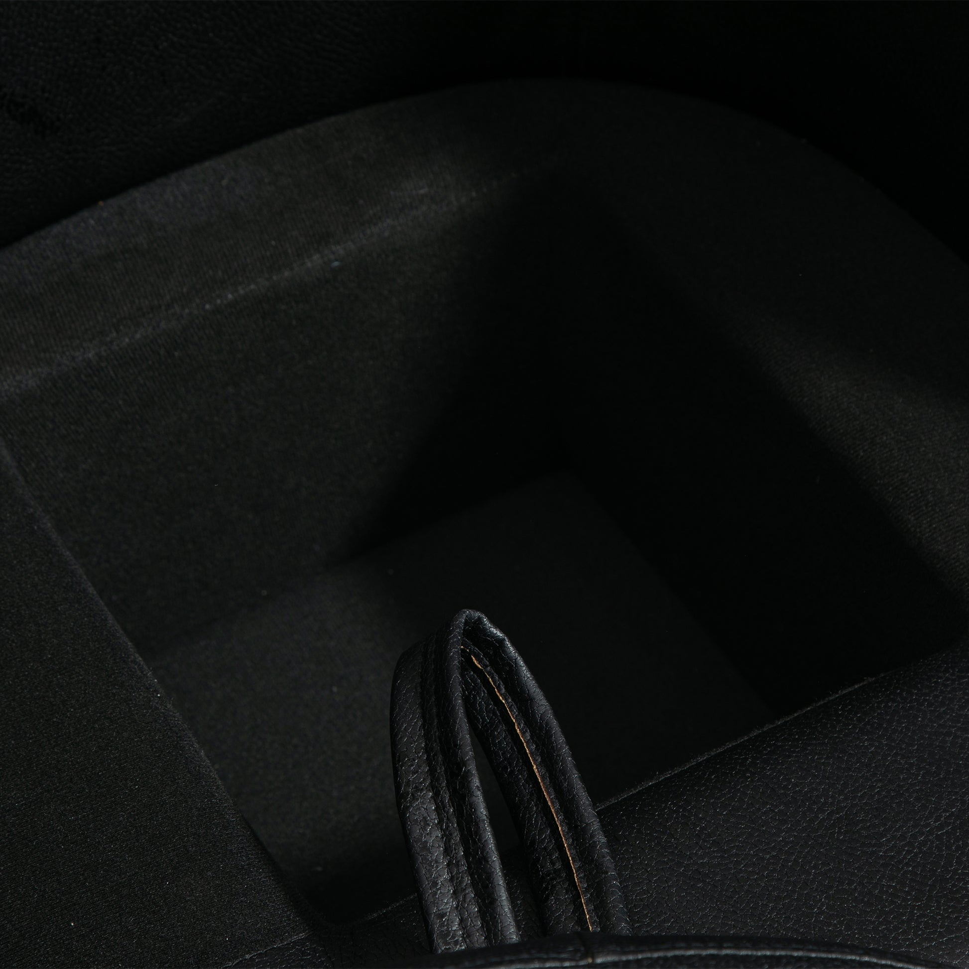 Upholstered Swivel Barrel Armchair With Storage Modern Living Room Side Chair For Bedroom Office Reading Spaces Pu Black Black Foam Upholstered