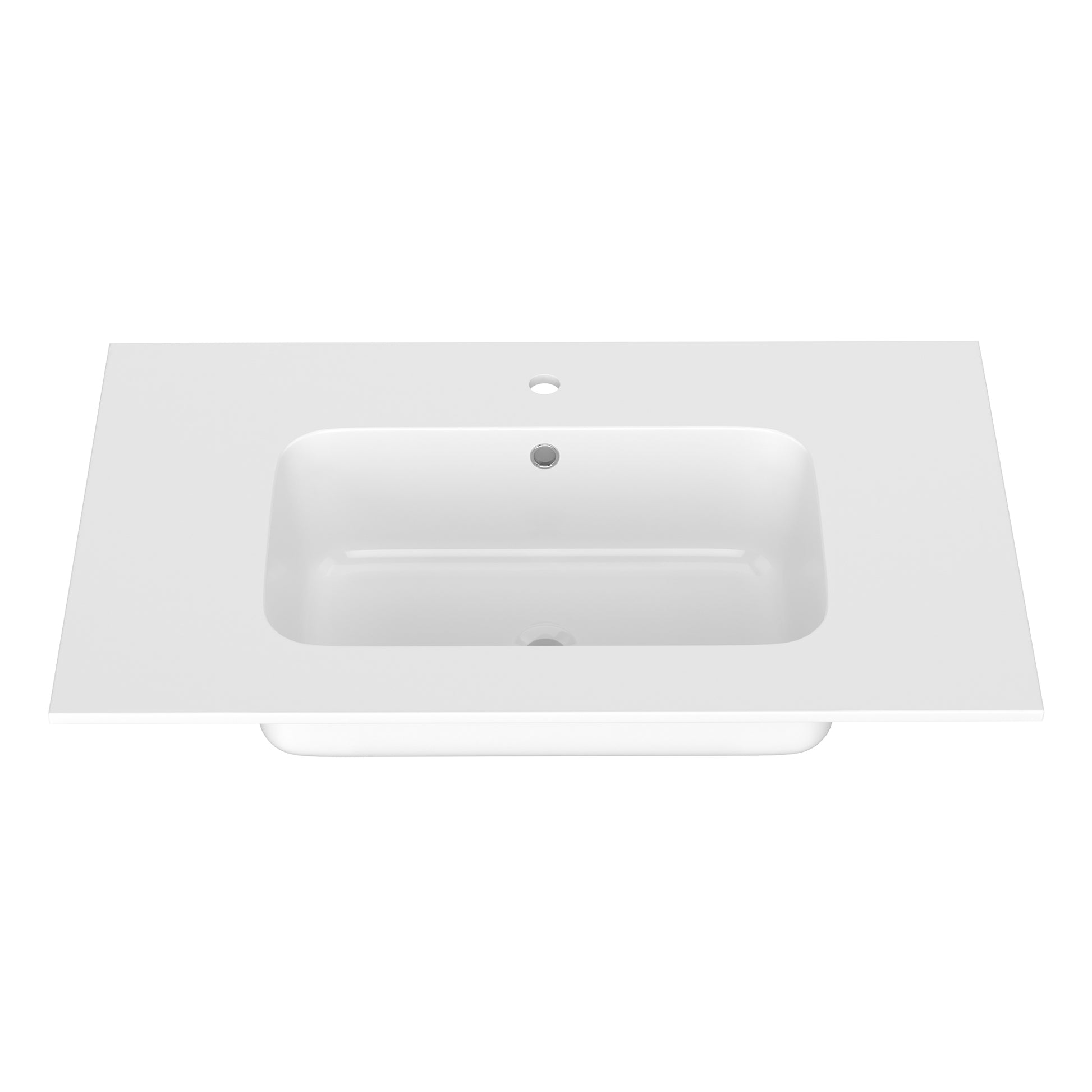 36 Inch Solid Surface Vanity Top With Sink Drop In Countertop For Bathroom Kitchen Cabinet 1 Faucet Hole Not Include Cabinet White Bathroom Luxury,Modern Solid Surface Solid Surface