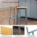 K&K Solid Wood Bar Stools Not Cheap Iron , 25.6