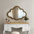 Cloud Shape Gold Wall Mirror Antique Gold Antique,Art Deco,Classic,Luxury,Vintage Mirror,Pu