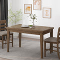 Wood Counter Height Dining Table, Antique Brown, 35