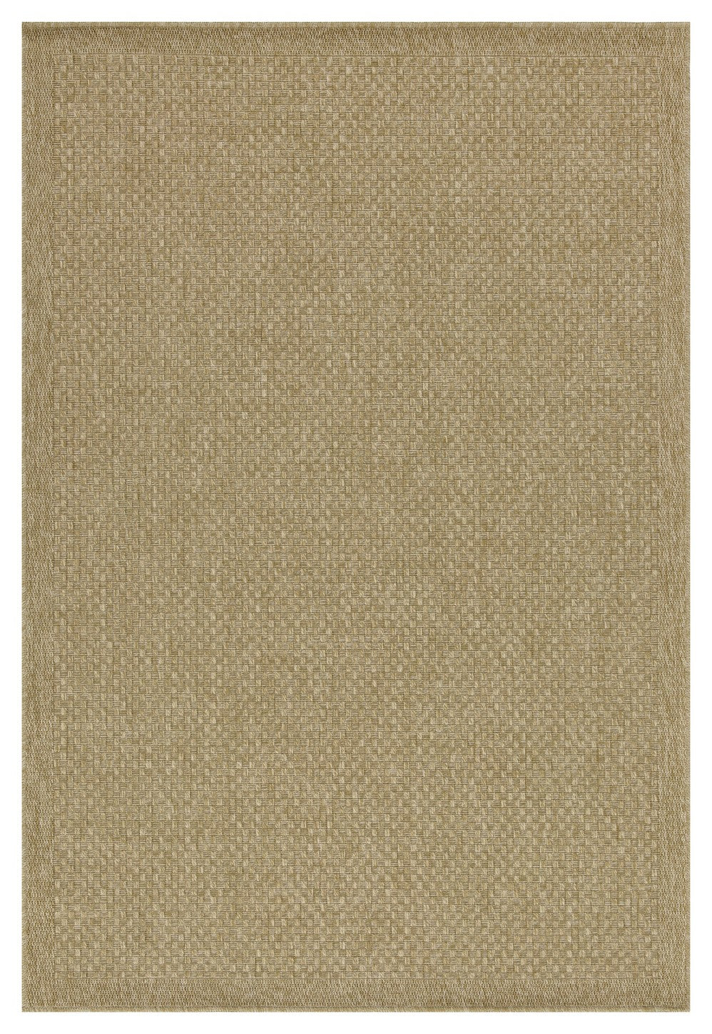 Earth Gc Ntl1004 Jute Jute 5 Ft. 3 In. X 7 Ft. 3 In. Indoor Outdoor Area Rug Natural Polyester Polypropylene