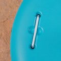 Wheelie Umbrella Base Round Teal Concrete