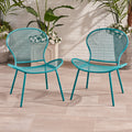 Nevada Chair Mp2 Set Of 2 Teal Iron