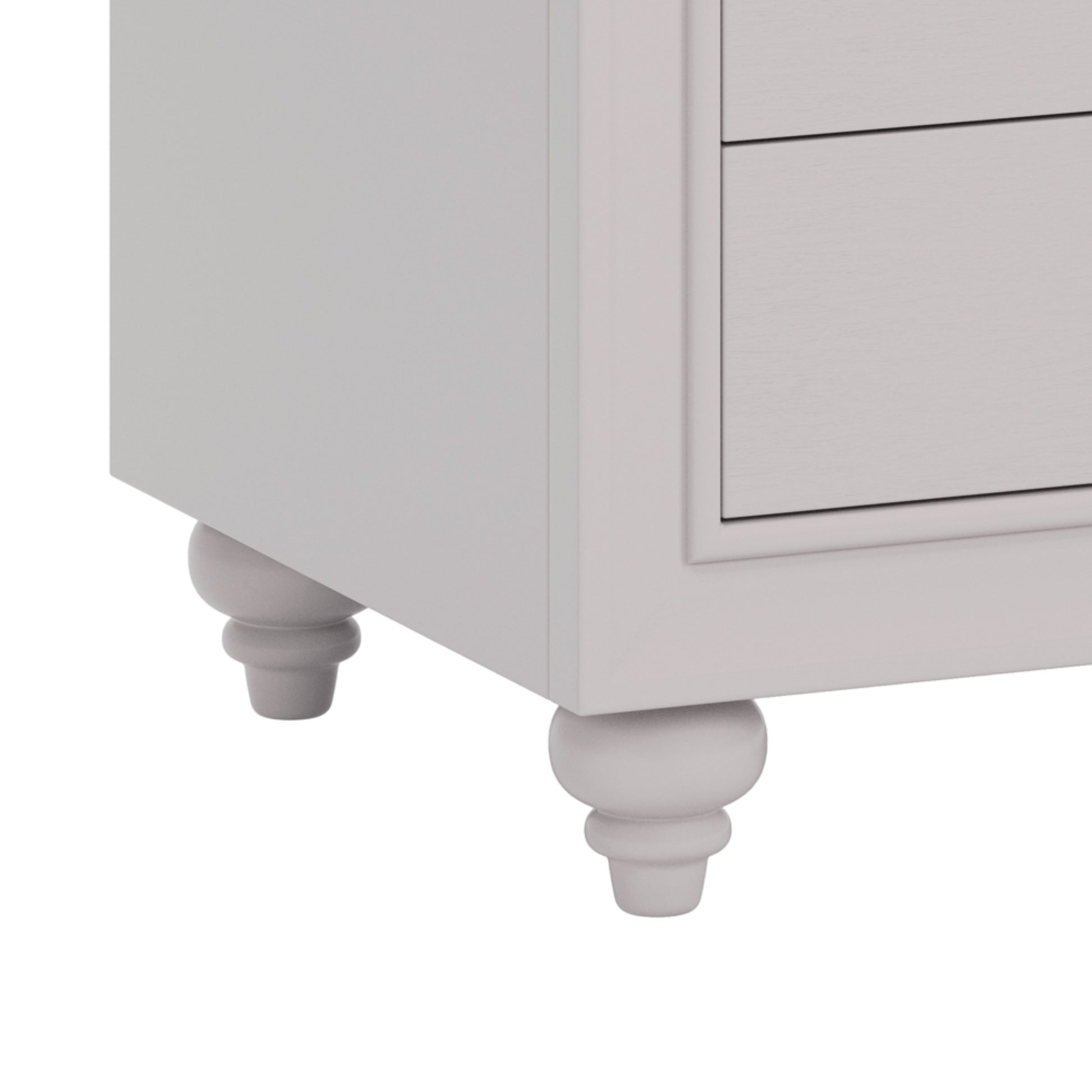 Modern Style Nightstand With 3 Drawers, Bed Side Table, End Table For Bedroom Living Room, Cream Grey Cream Grey Wood