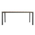 Westcott Dining Table With Wood Top Grey Wood