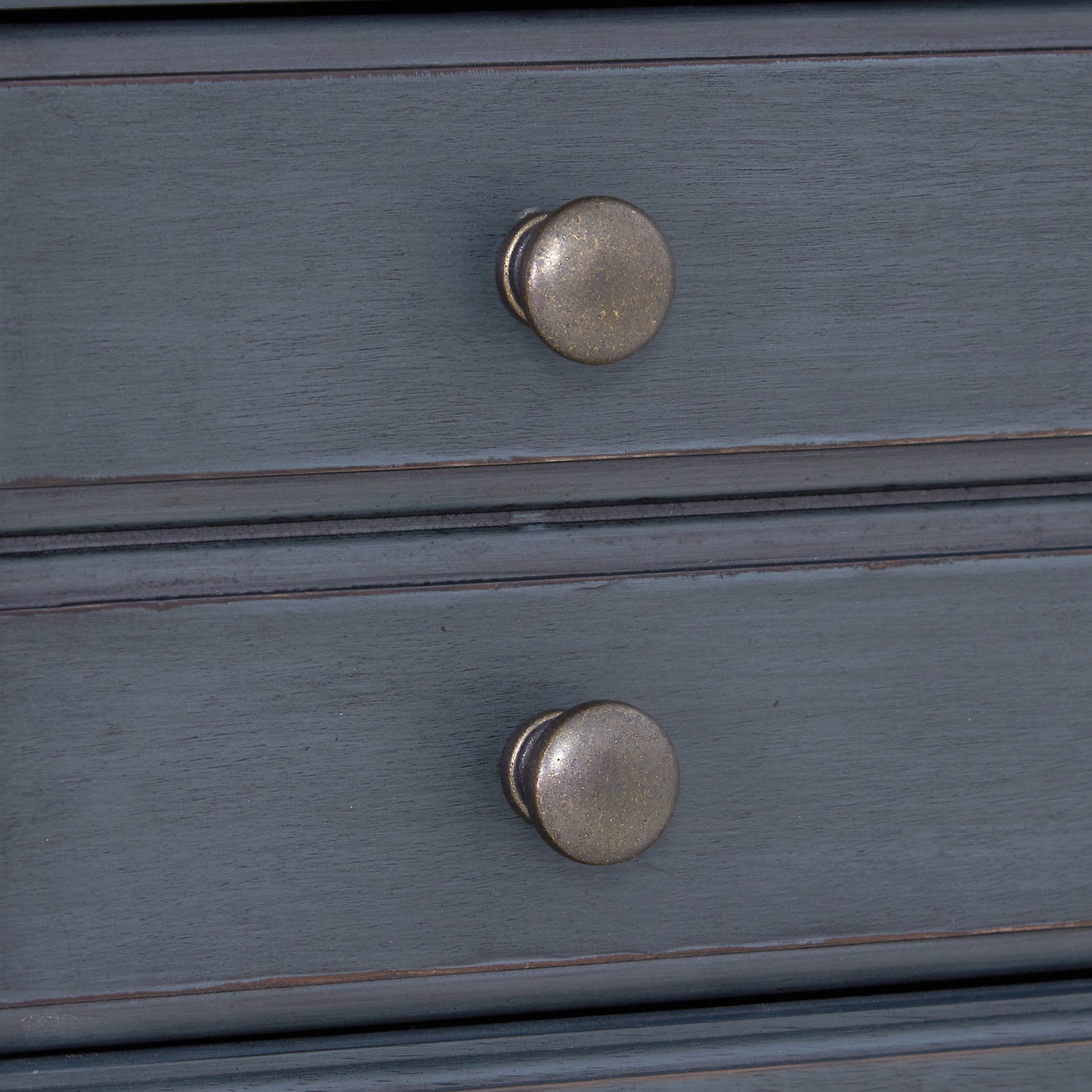 Americana Dresser, No Assembly Required, Corduroy Blue Finish Blue Rubberwood Rubber Wood