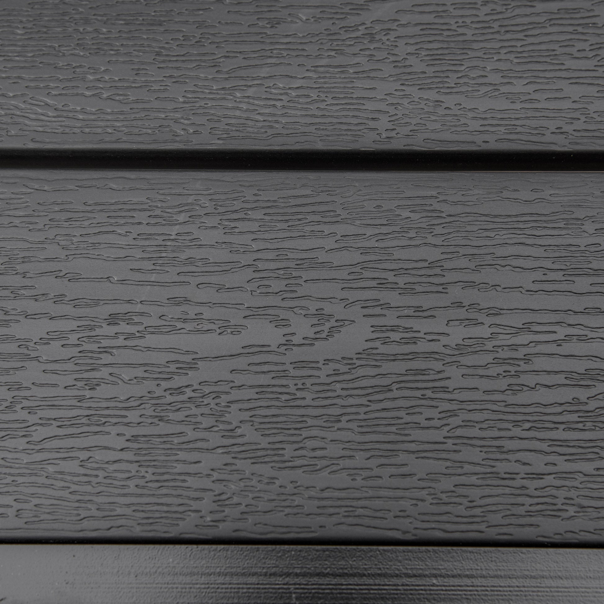 Outsunny Outdoor Dining Table For 4 Person, Square, Aluminum Metal Legs For Garden, Lawn, Patio, Woodgrain Black Black Aluminum