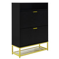 Shoe Cabinet With 2 Flip Drawers, And 2 Shelves -