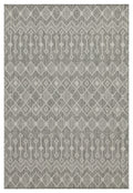 Sunshine Gc Har2021 Silver 2 Ft. 7 In. X 7 Ft. 3 In. Indoor Outdoor Area Rug Silver Polyester Polypropylene