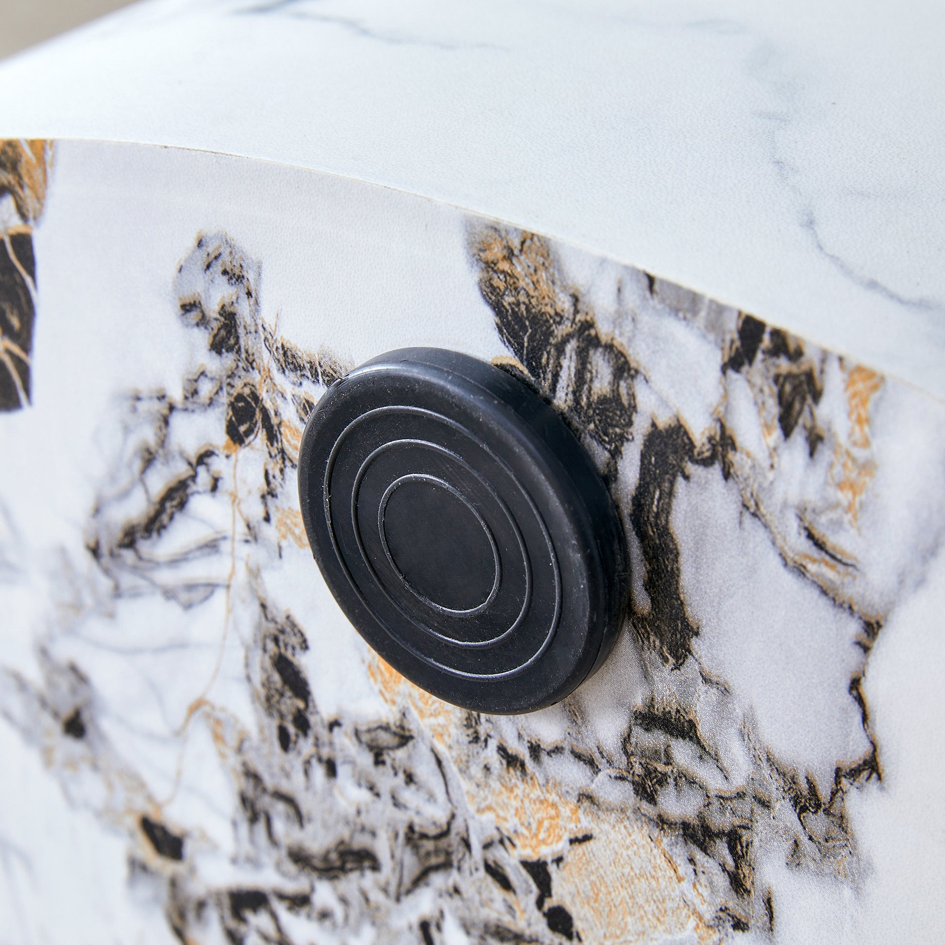 The Cylindrical Table With Its Patterned Design Can Be Easily Integrated Into A Variety Of Interior Styles, From Coffee Tables To Small Dining Tables, Workbenches Or Makeshift Writing Desks. White Mdf