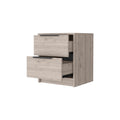 Washington Nightstand, Two Large Drawers Beige 2 Drawers Bedroom Rectangle Modern Shelf Mdf Engineered Wood