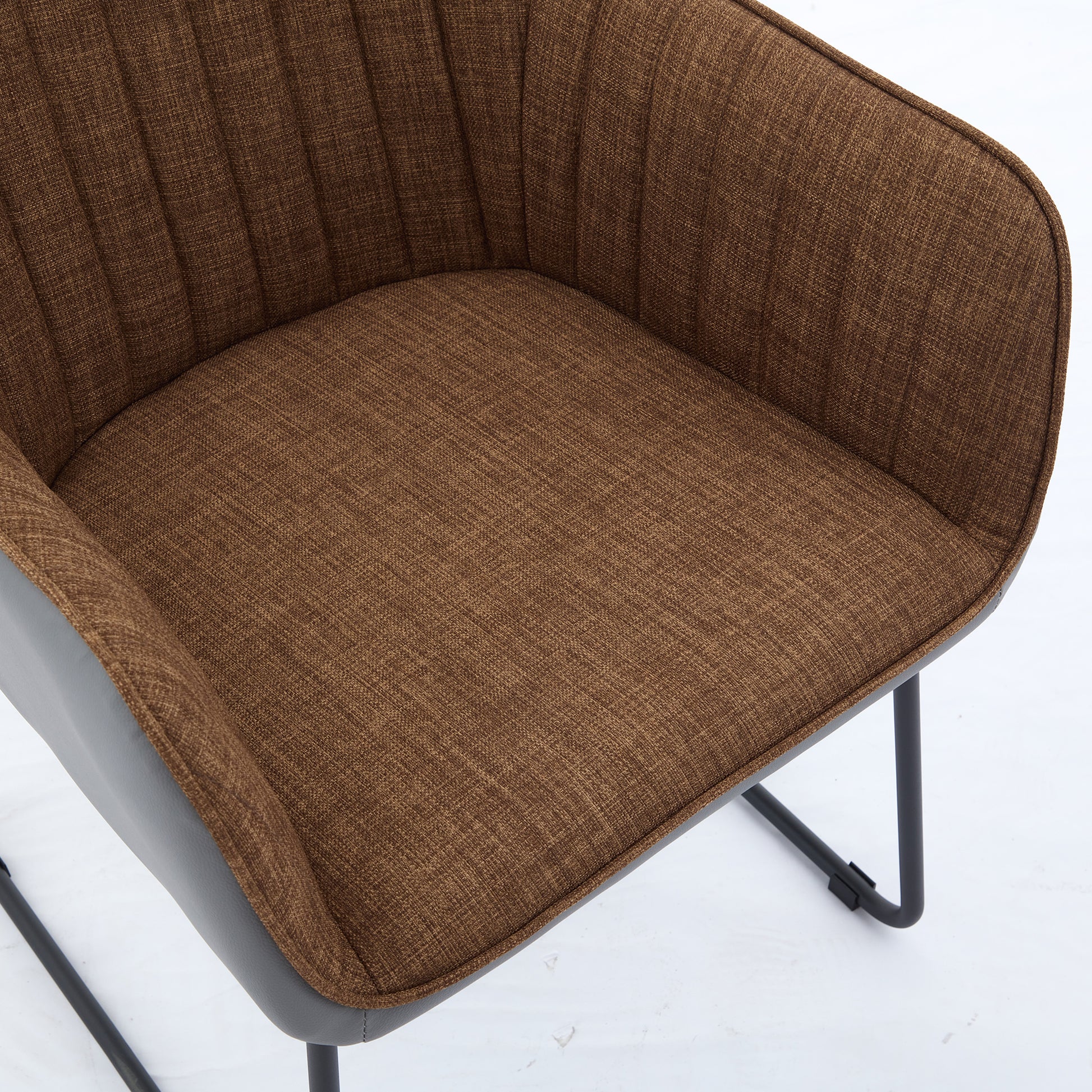 Ts Leisure Chair Dining Chair Black Brown Grey Linen