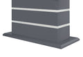 Ariya Dark Grey Bar Table Grey Rubber Wood