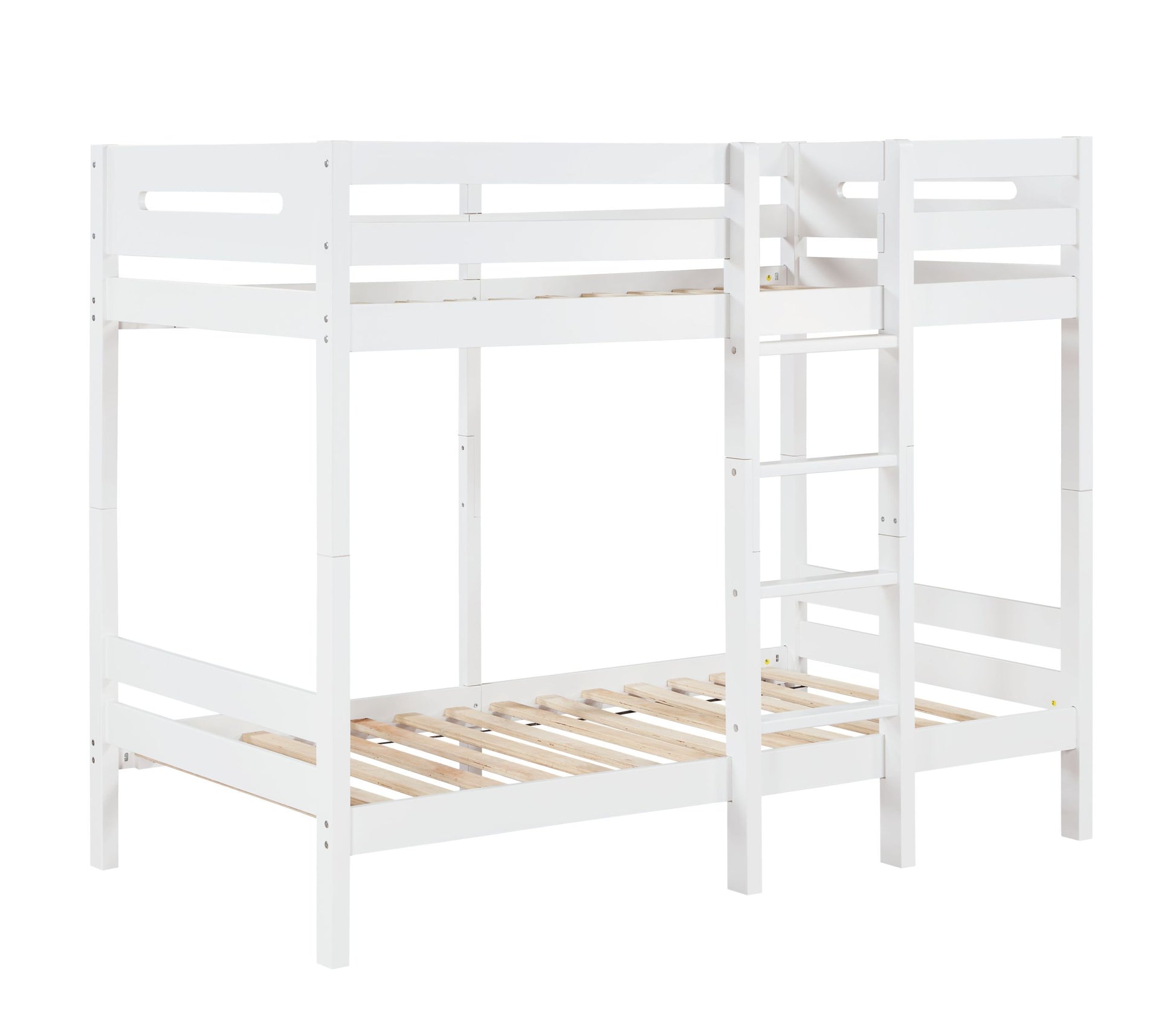 Esin Bunk Bed T T , White Finish Bd01864 Twin White Wood